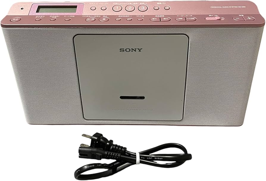 Amazon.co.jp: ソニー CDラジオ ZS-E80 : FM/AM/ワイドFM対応 語学学習
