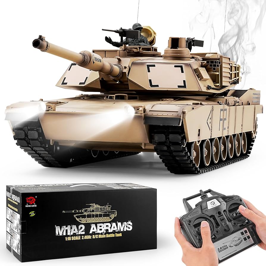 Amazon.co.jp: BESTYMXY RC戦車 US M1A2 エイブラムス陸軍戦車