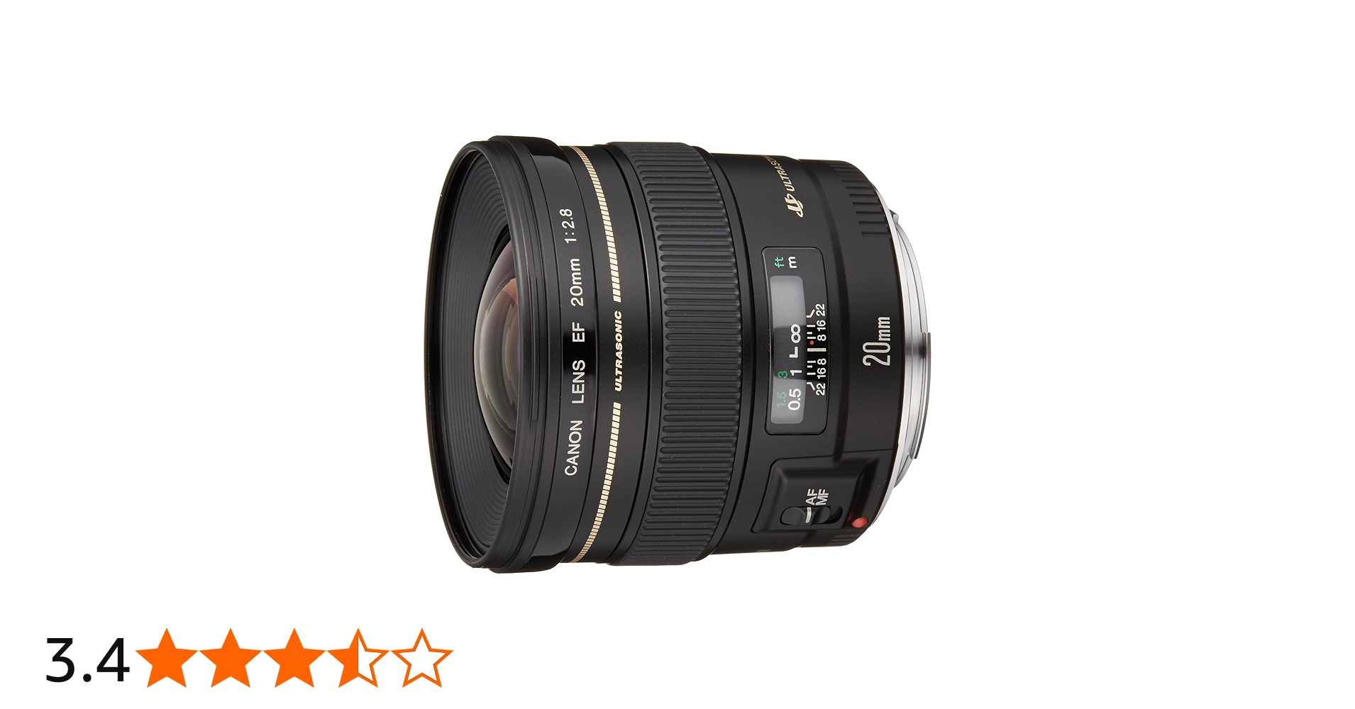 Amazon.co.jp: Canon 単焦点レンズ EF20mm F2.8 USM フルサイズ対応