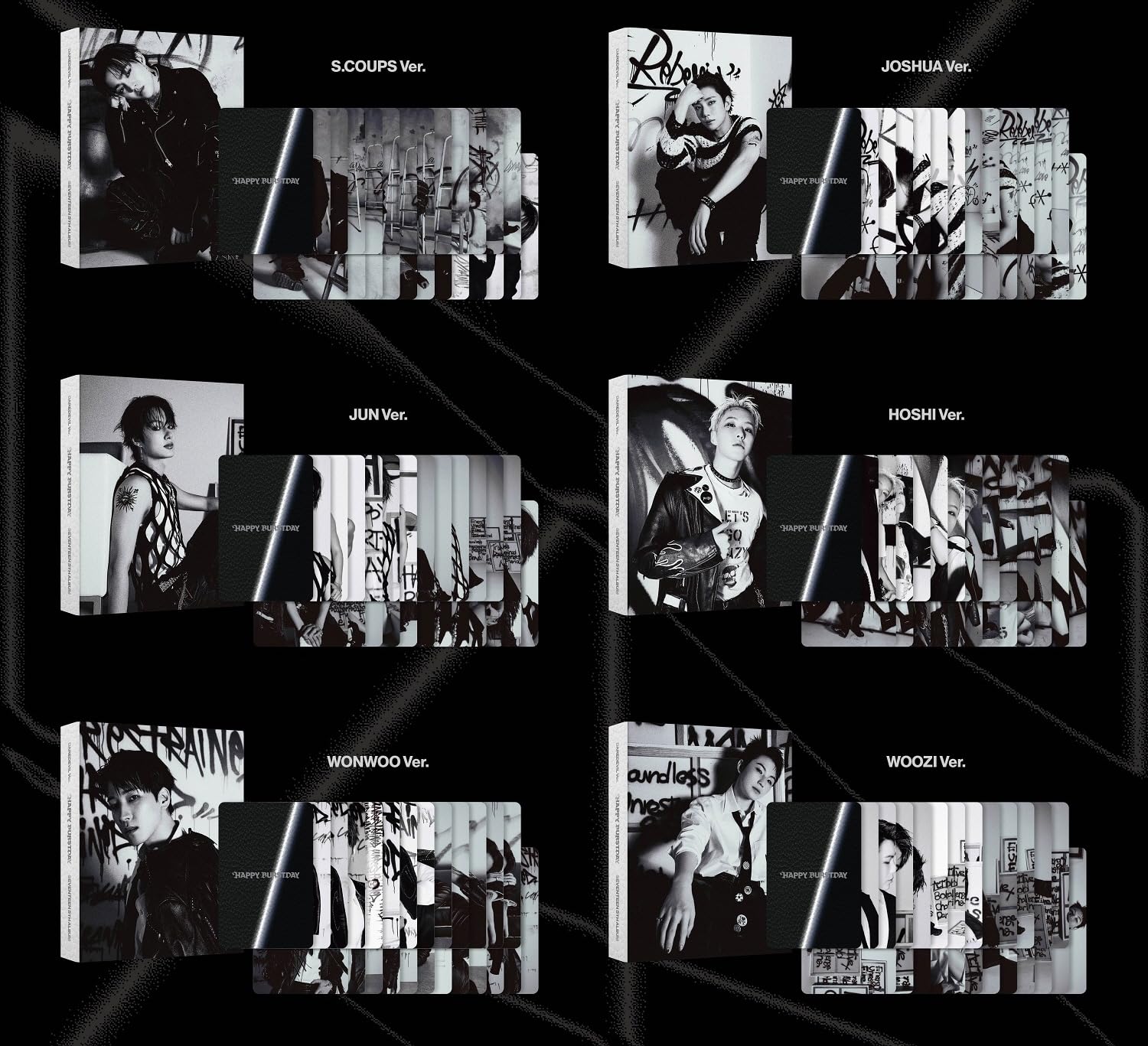 Amazon.com: SEVENTEEN Happy Burstday [Daredevil Ver.] 5th Album