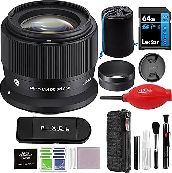 Amazon.com : Sigma 56mm f/1.4 DC DN Contemporary Lens for RF Mount