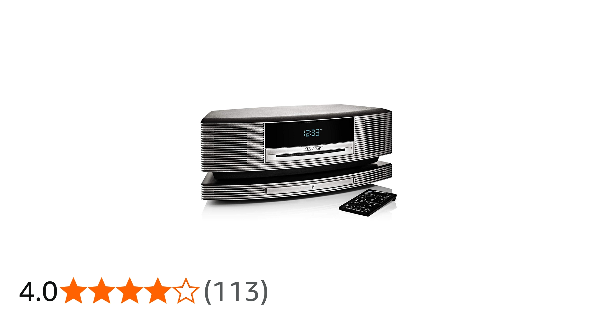Bose 369754-1310 Wave SoundTouch Music System, Platinum White