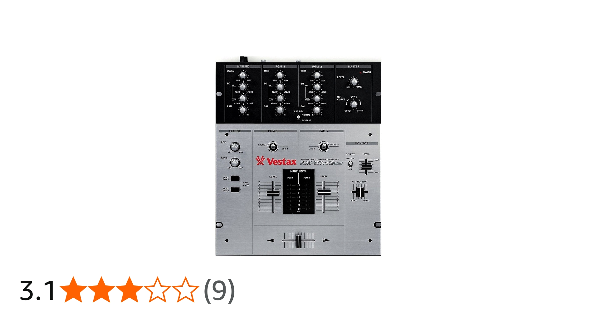Amazon | Vestax DJミキサー PMC-05PRO3 VCA エフェクトセンド
