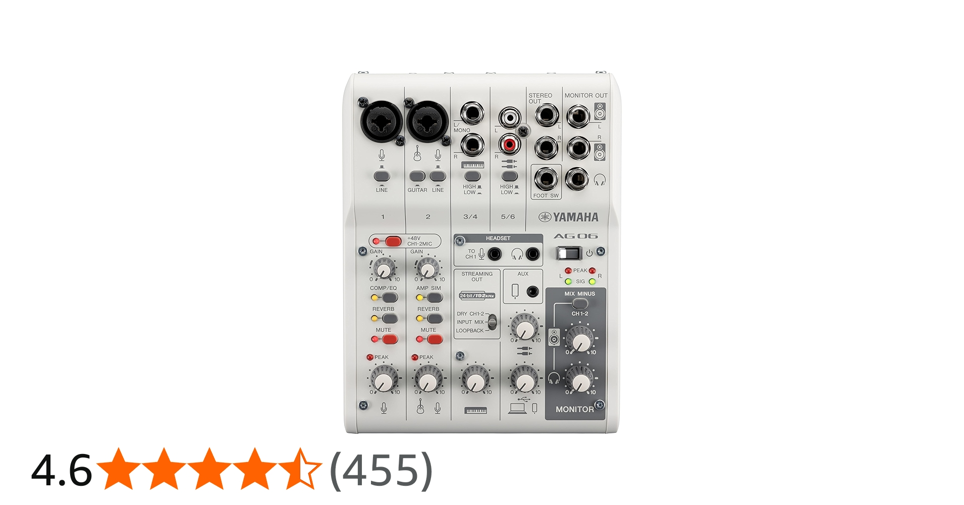 Amazon | ヤマハ(YAMAHA) ライブストリーミングミキサー 6チャンネル