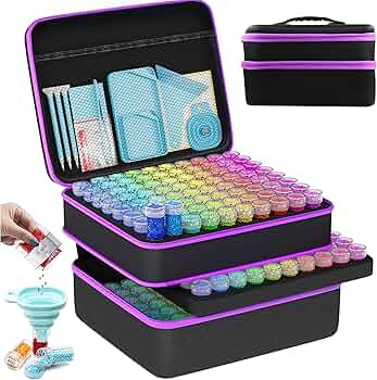 Amazon.com: ARTDOT 240 Slots Storage Container for Diamond Art