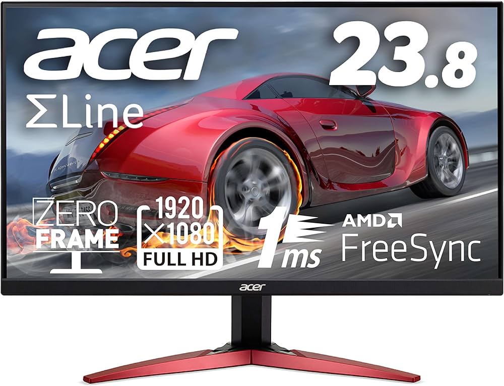 Amazon.co.jp: Acer ゲーミングモニター SigmaLine KG241YAbmiix 23.8