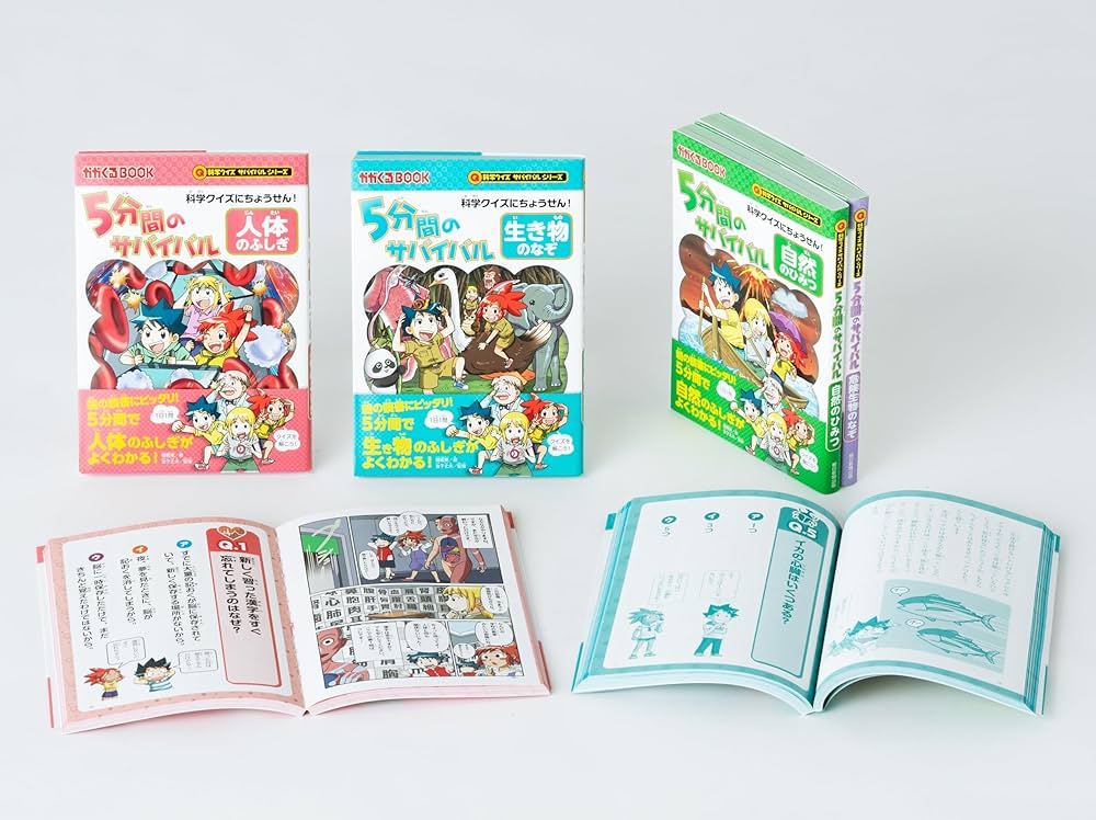 5分間のサバイバル【テーマ別編】4巻セット (科学クイズサバイバル