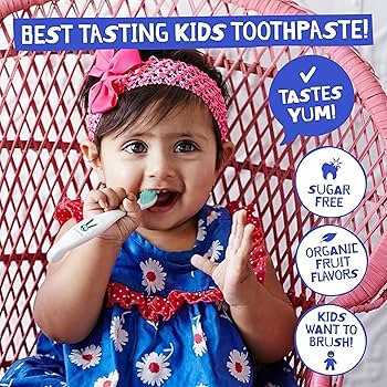 Amazon.com: Jack N' Jill Natural Toothpaste for Kids - Fluoride