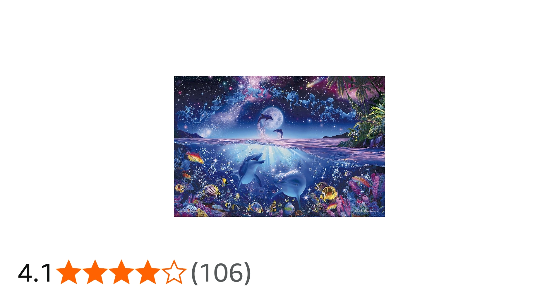 Amazon | 2016ピース 光るジグソーパズル パズルの超達人 ラッセン 星