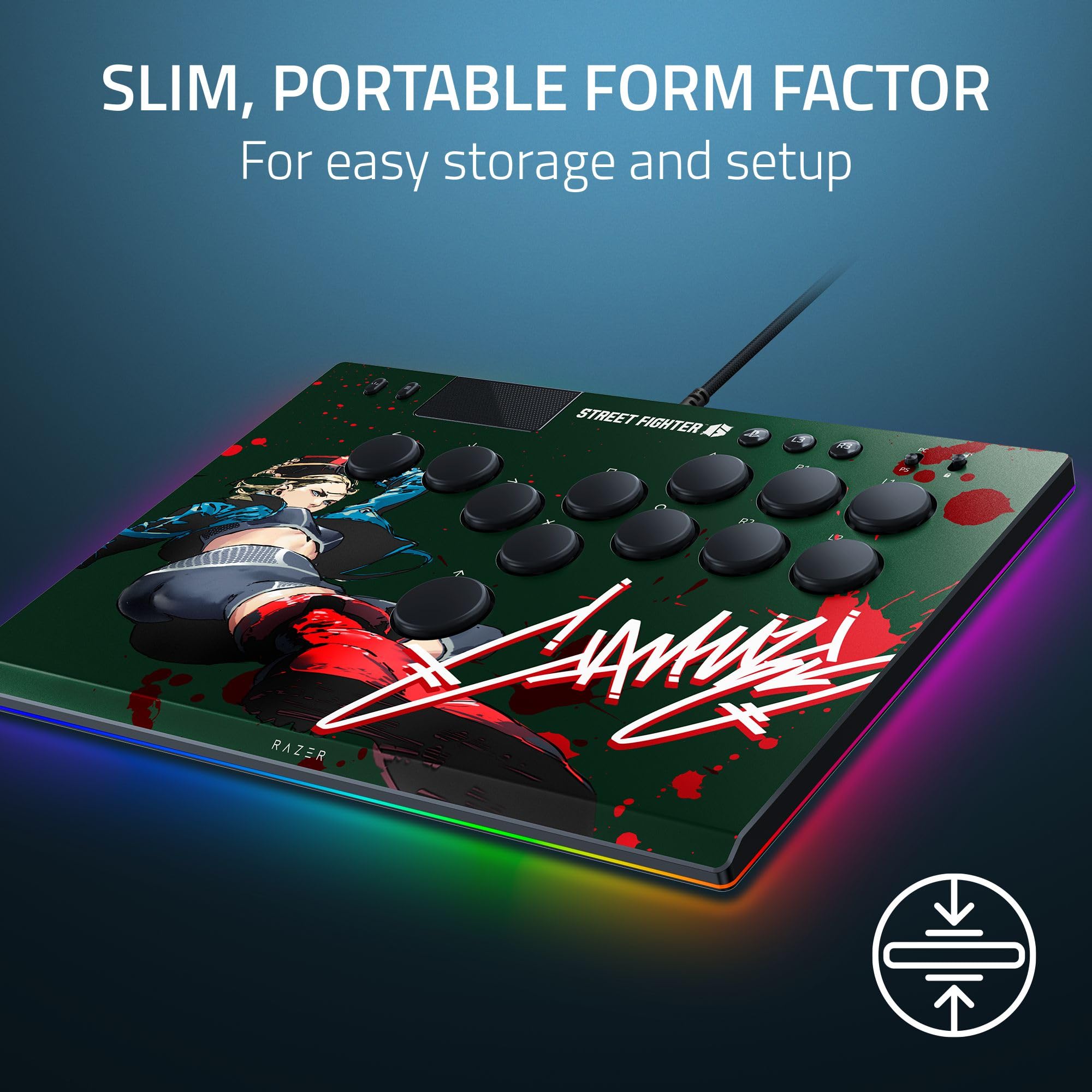 Amazon.com: Razer Kitsune All-Button Arcade Controller & Street