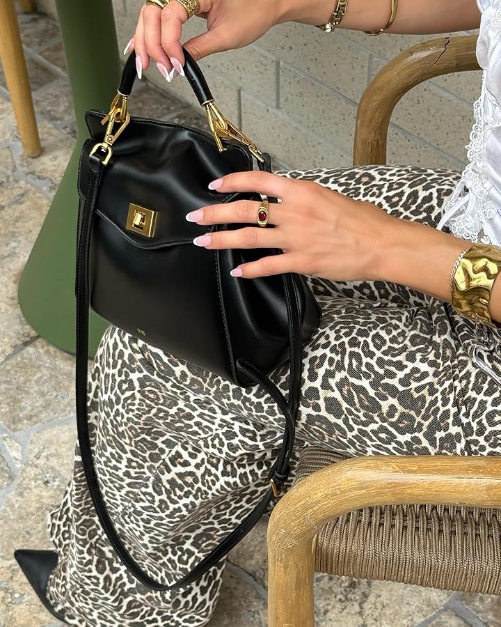 JW PEI Women's Lucia Classic Top Handbag - Black: Handbags: Amazon.com