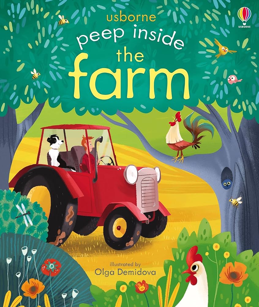 Peep Inside the Farm: Anna Milbourne: 9781409582045: Amazon.com: Books