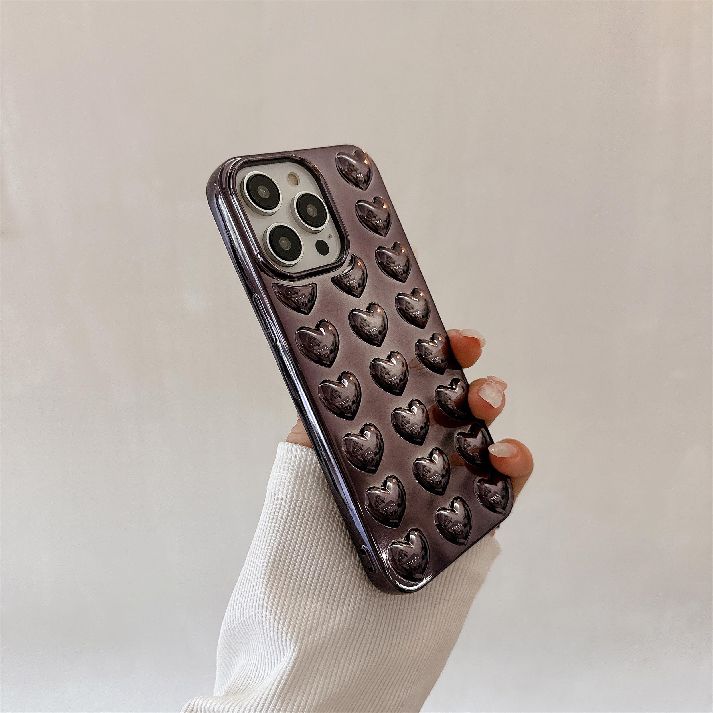 Amazon.com: Pretaco for iPhone 15 Pro Max Case, [Premium Chrome