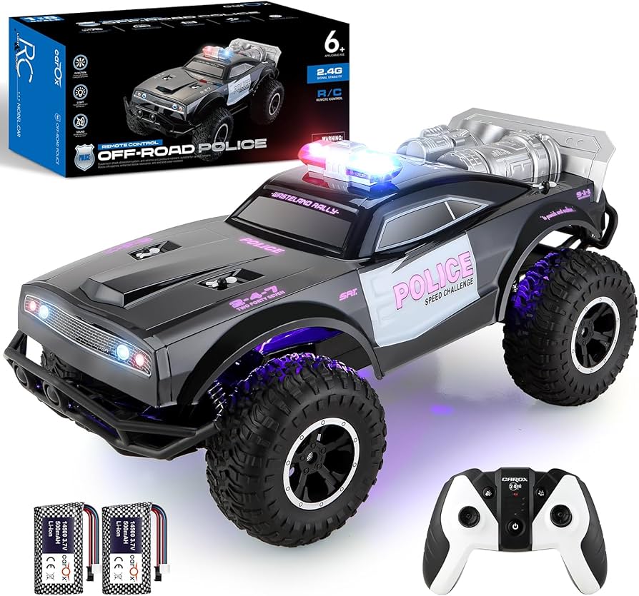 Amazon.co.jp: Carox ラジコン パトカー オフロード 1/8大型 パトカー
