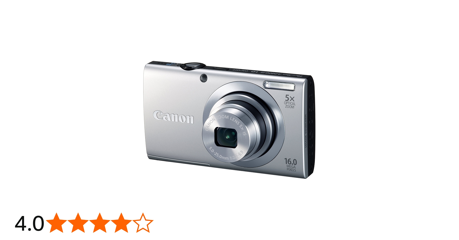 Amazon.co.jp: Canon デジタルカメラ PowerShot A2400IS シルバー 1600