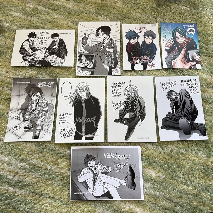 ♤桃源暗鬼 全巻(1〜27巻) 特典 イラストカード ブックカバー ♤桃源