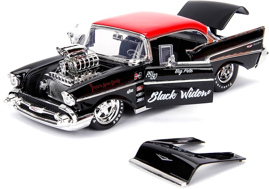 Amazon | Jada Big Time Muscle 1:24 1957 シボレー ベル エア ダイ