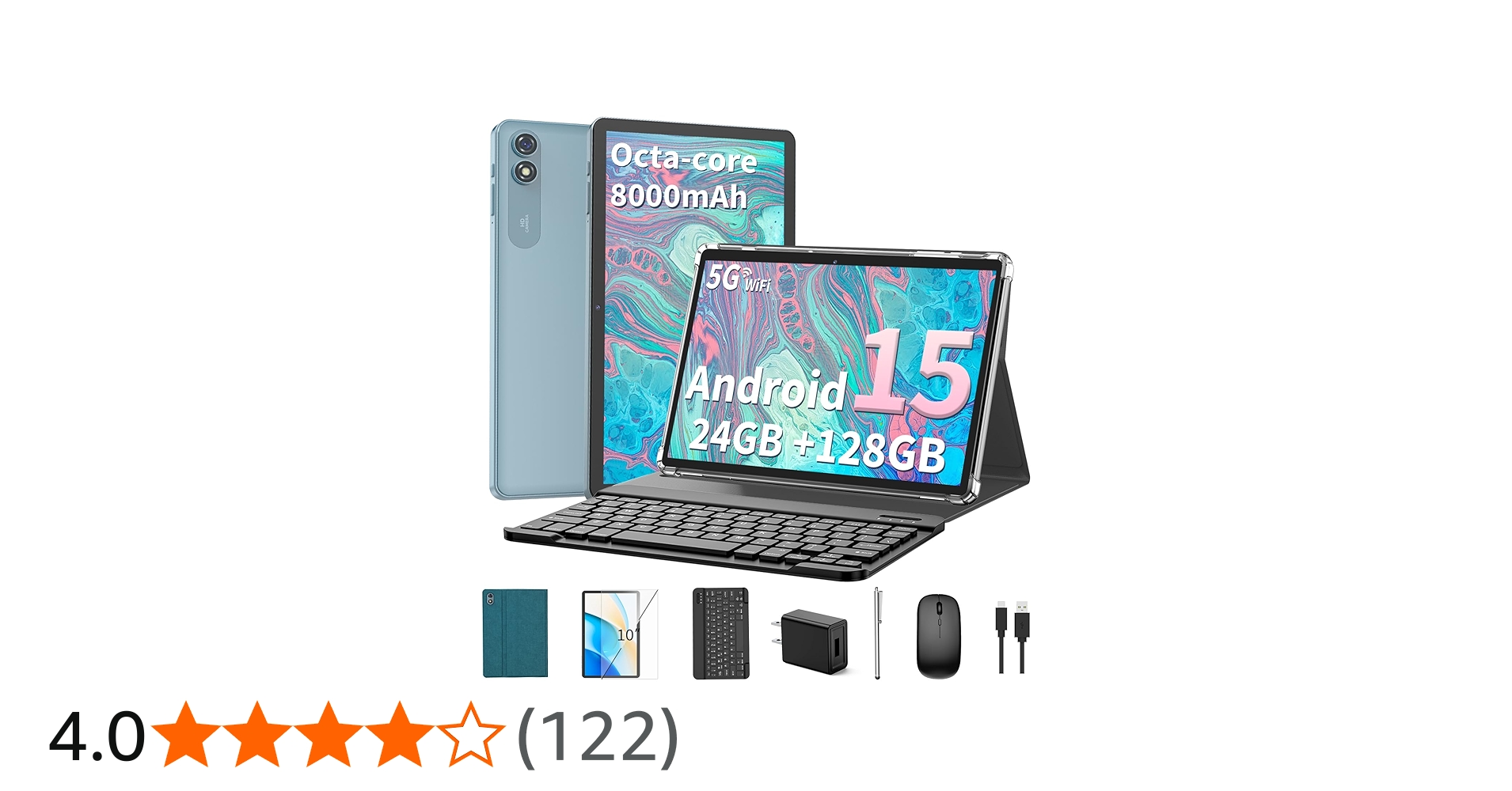 Amazon.co.jp: Relndoo 2025 Android 15 タブレット キーボード付き