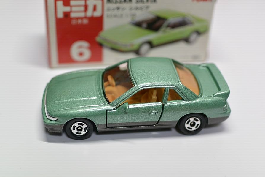 Amazon | トミカ 日本製 6 ニッサン シルビア S13 1/59 | ミニカー