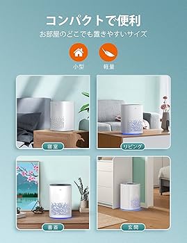 Amazon.co.jp: 空気清浄機 H13 hepaフィルター式 【18畳適用・三重除菌