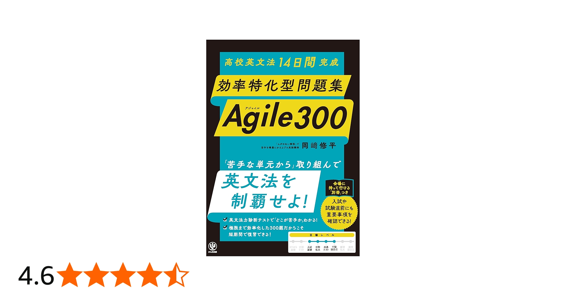 高校英文法14日間完成 効率特化型問題集 Agile 300 | 岡﨑修平 |本