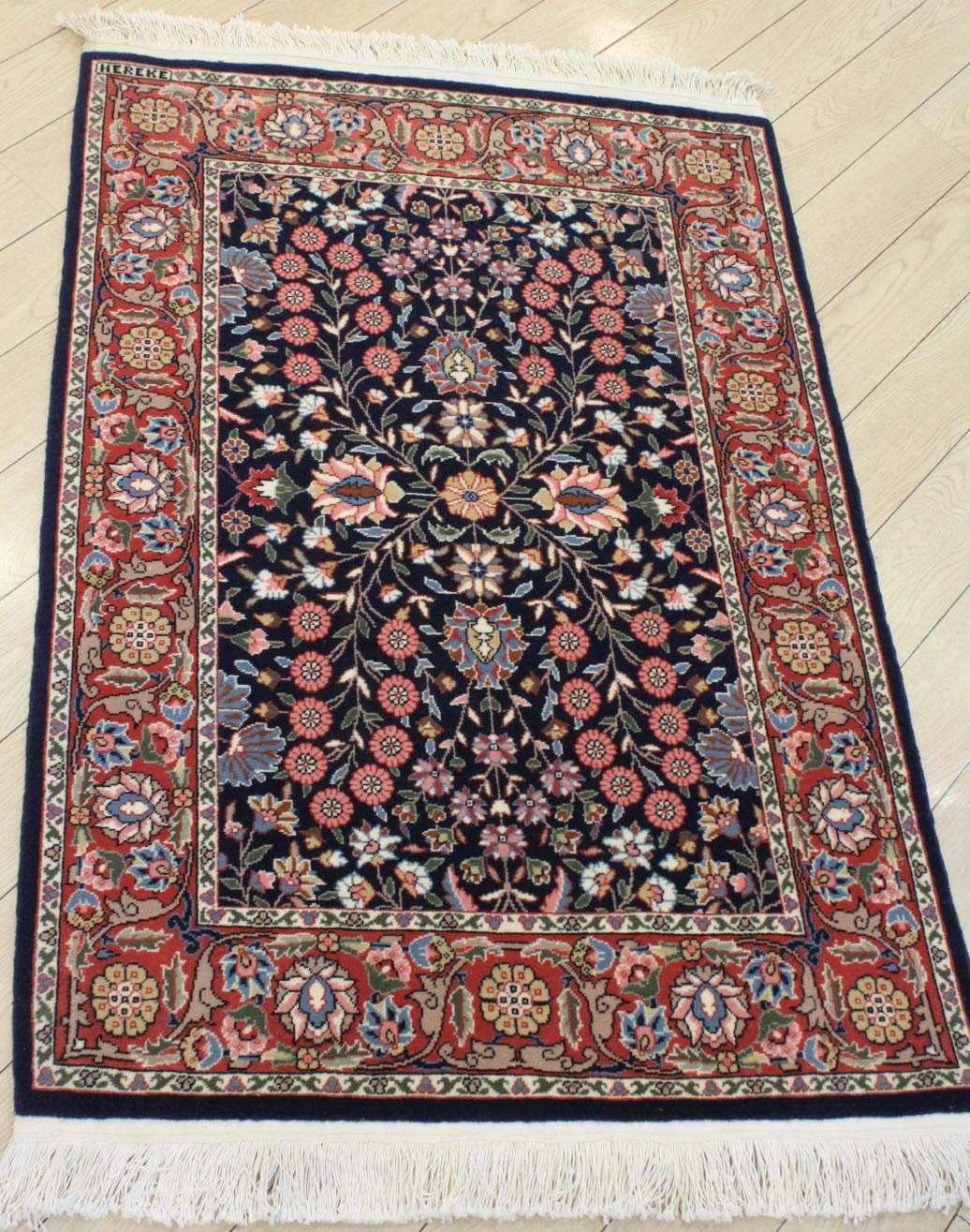 Amazon | トルコ製 ウール 手織り絨毯 ラグ 115×78cm アクセントサイズ