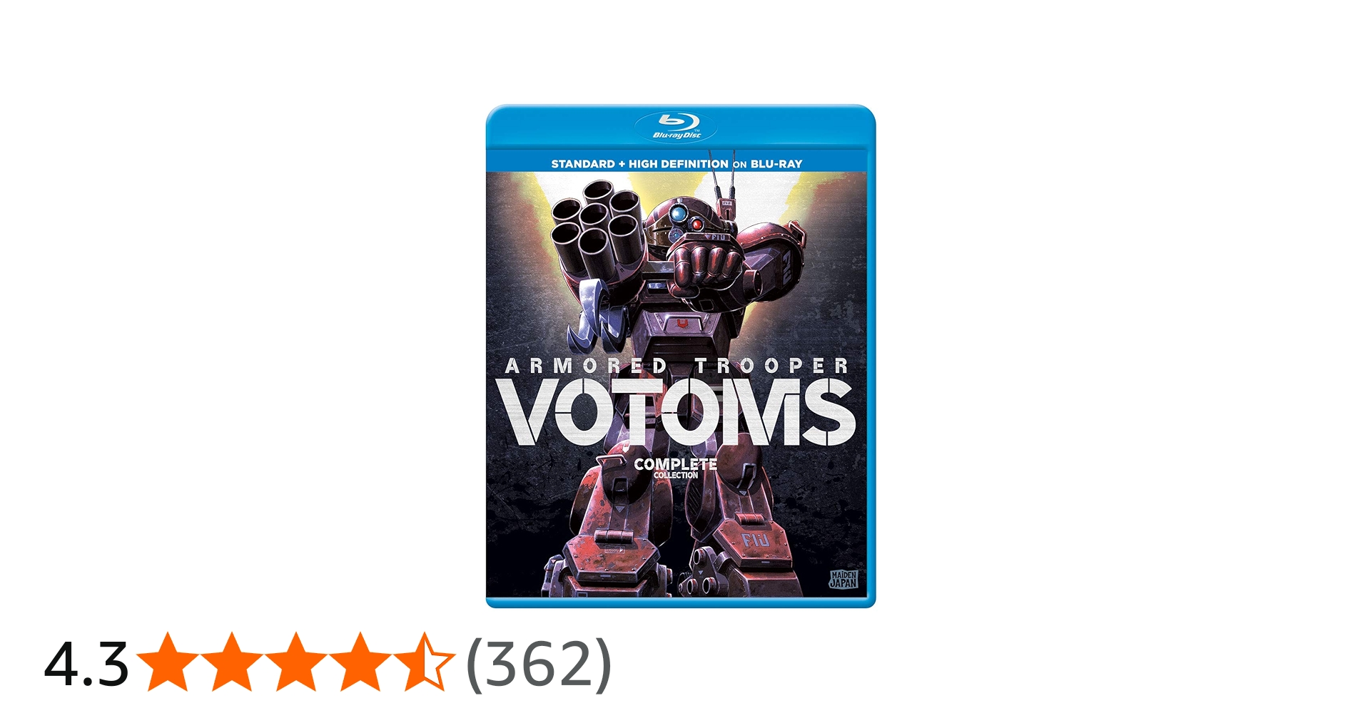 Amazon.co.jp: Armored Trooper VOTOMS: Complete Collection [Blu-ray