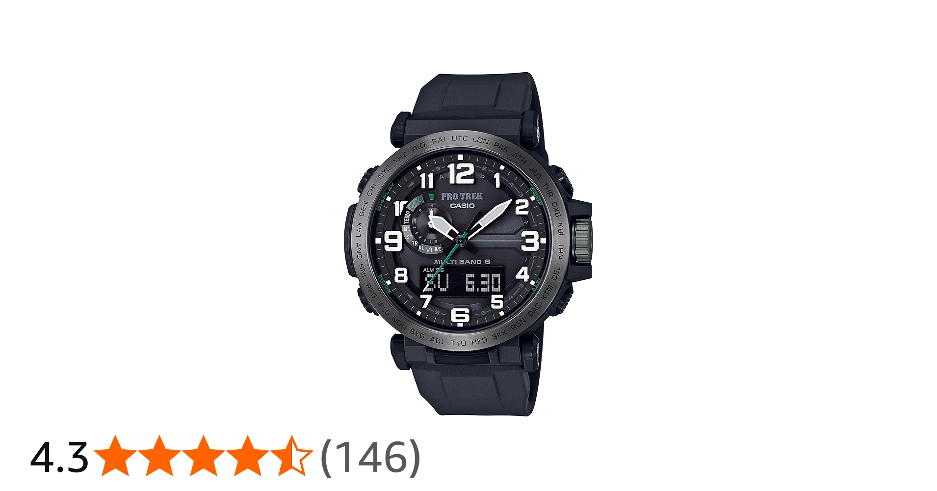 Amazon.co.jp: [カシオ] 腕時計 プロトレック 電波ソーラー PRW-6600Y