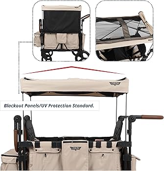 Amazon.com : Keenz VYOO Stroller Wagon with Canopy - Foldable