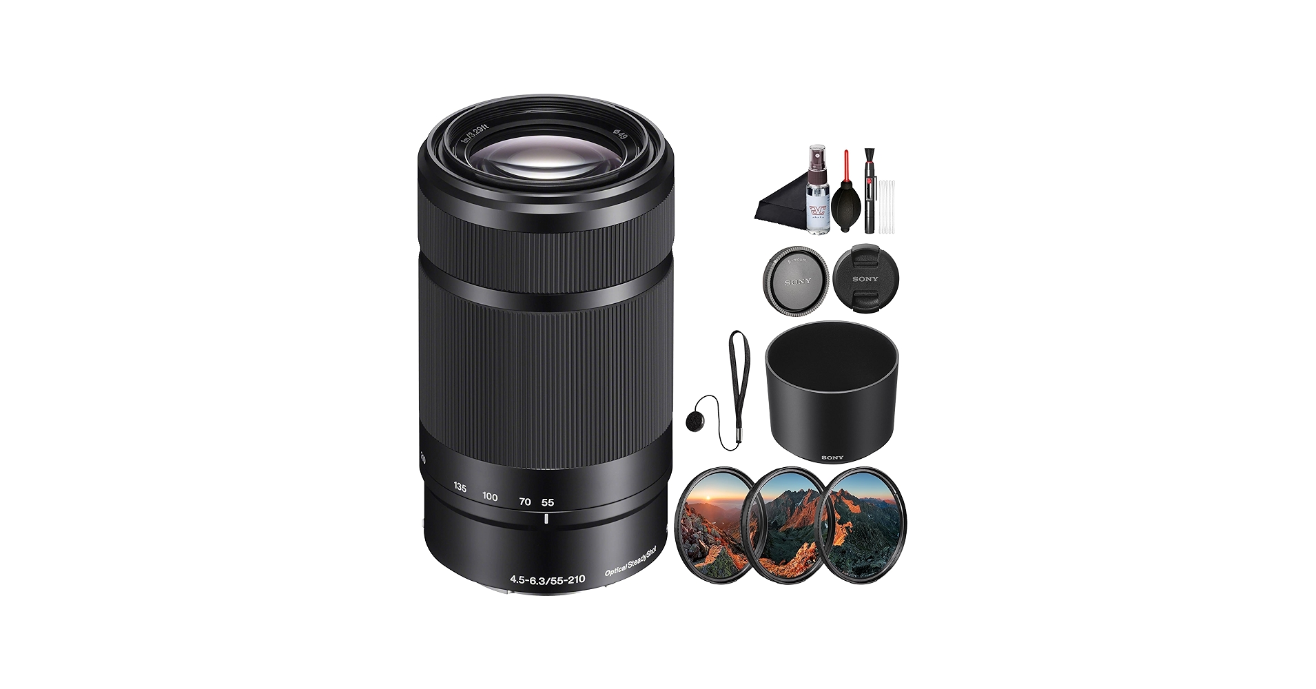 Amazon.com : Sony E 55-210 mm F4.5–6.3 OSS Telephoto Zoom Lens