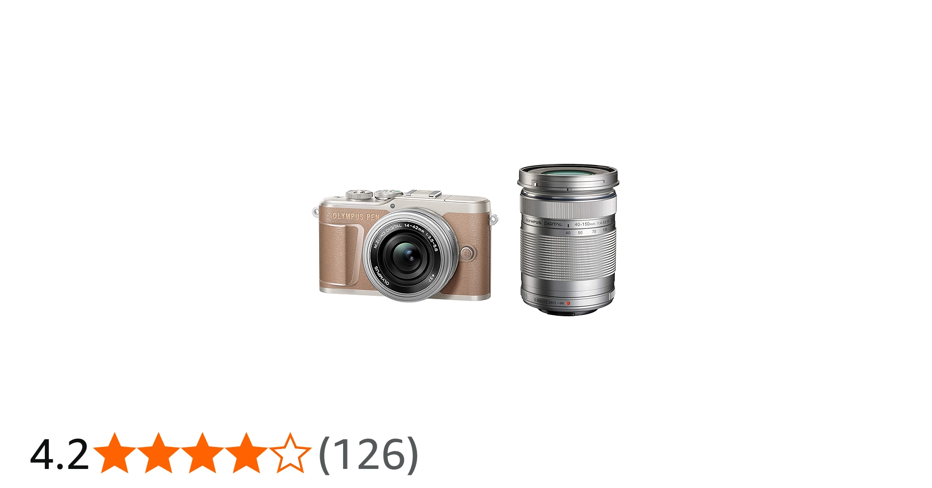 Amazon.co.jp: OLYMPUS PEN E-PL10 EZ Double Zoom Kit, Brown