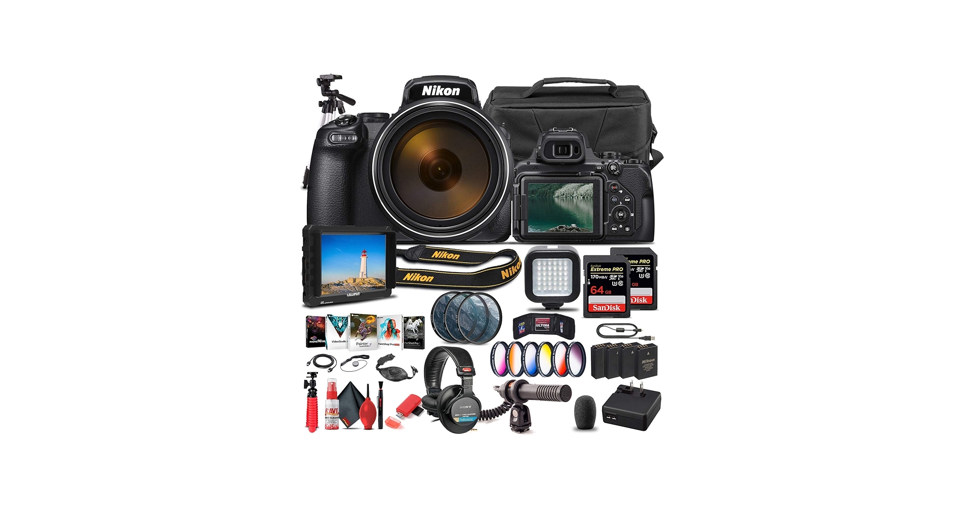 Amazon.com : Nikon COOLPIX P1000 Digital Camera (26522) + 4K