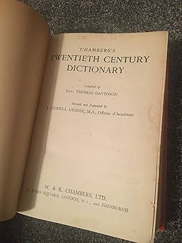 Chambers's Twentieth Century Dictionary of English Language