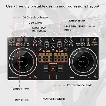 Amazon.com: Pioneer DDJ-REV1 Scratch-Style 2-Channel DJ Controller