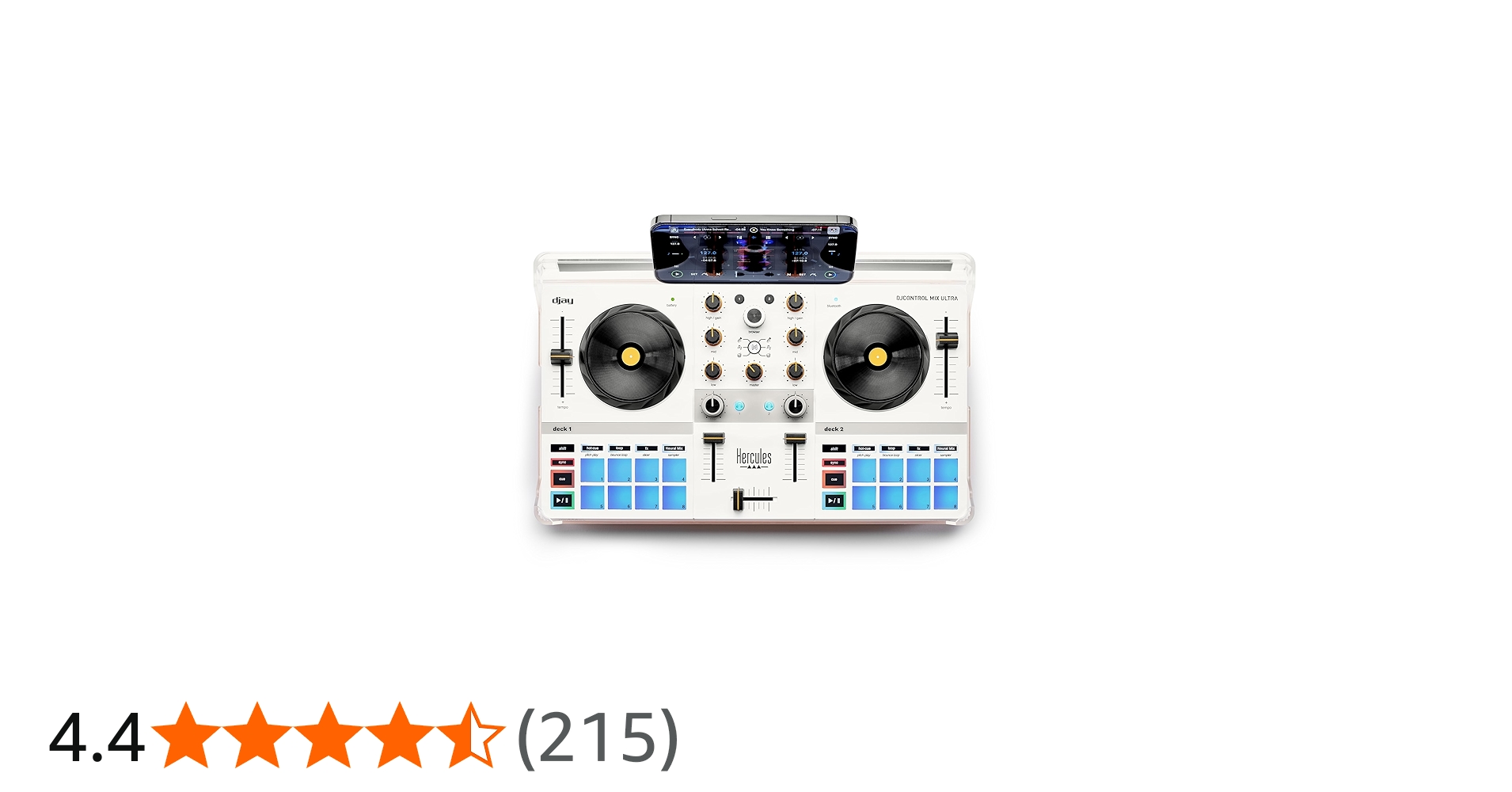 Amazon | Hercules DJControl Mix Ultra – スマートフォン用モバイルDJ