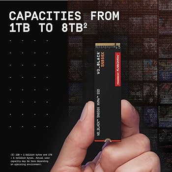 Amazon | WD_BLACK 4TB SN850X NVMe 内蔵型ゲーミングSSD ソリッド