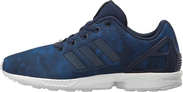 Amazon.com: adidas Originals ZX Flux J Sneaker, White/White/White