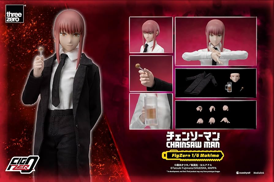 Amazon.com: Chainsaw Man: FigZero Makima 1:6 Scale Action Figure