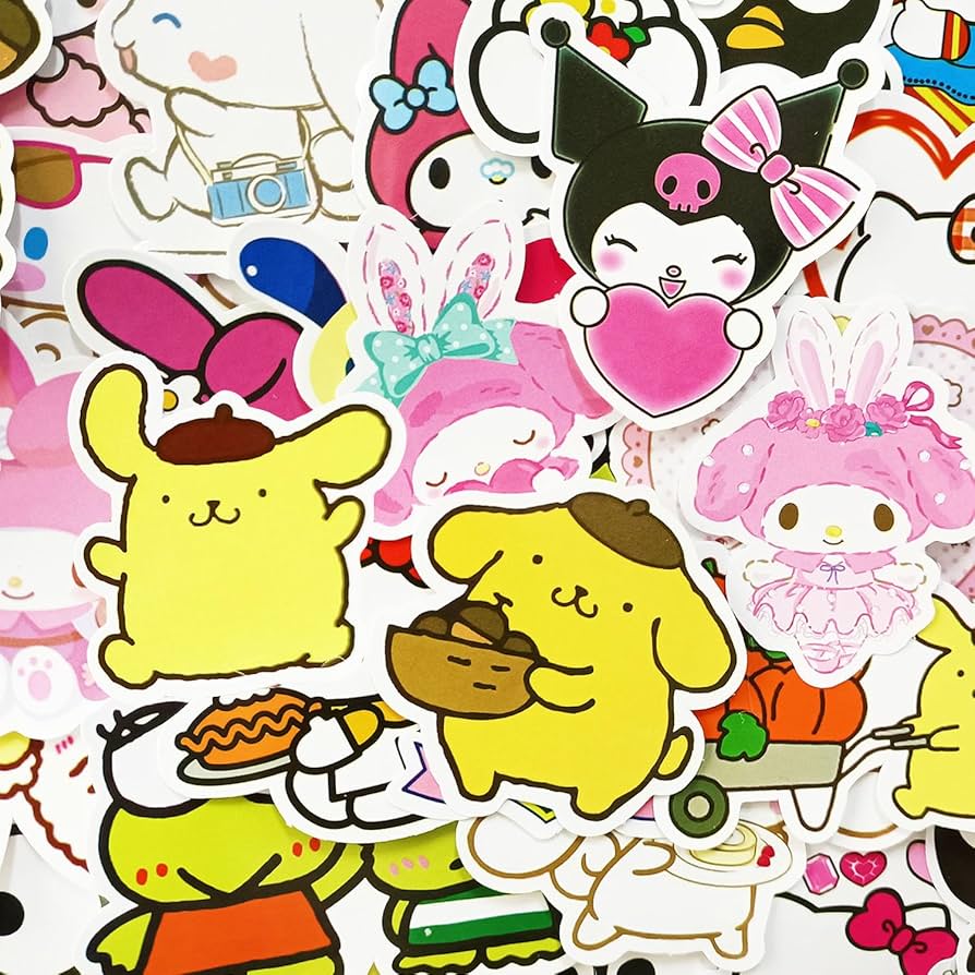 Amazon.co.jp: 100枚 漫画アニメーションステッカーセット 可愛い