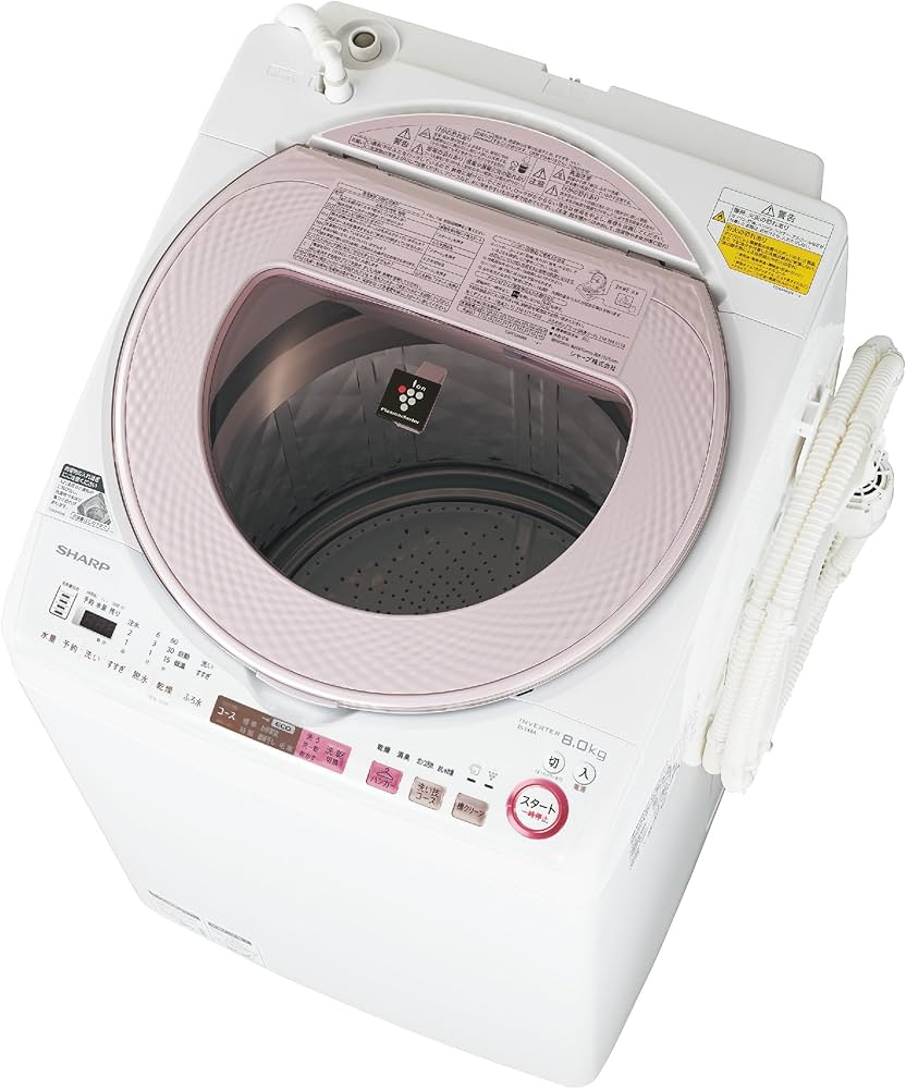 SHARP 縦型洗濯機 ES-PX8C-P ピンク 8kg ES-PX8C-P 縦型洗濯乾燥機