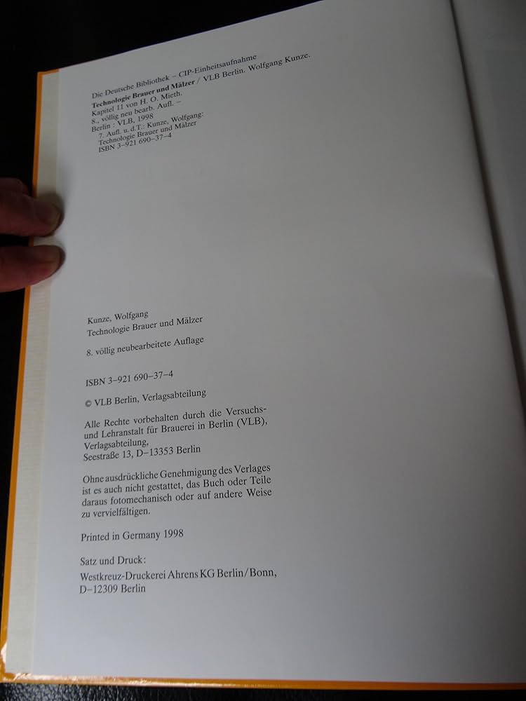 Technologie Brauer und Mälzer : Kunze, Wolfgang, Dietzsch, Michael
