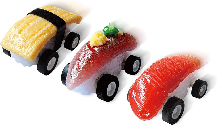 Amazon.co.jp: 寿司Boon 3個セット 玉子・アジ・中トロ 食品サンプル