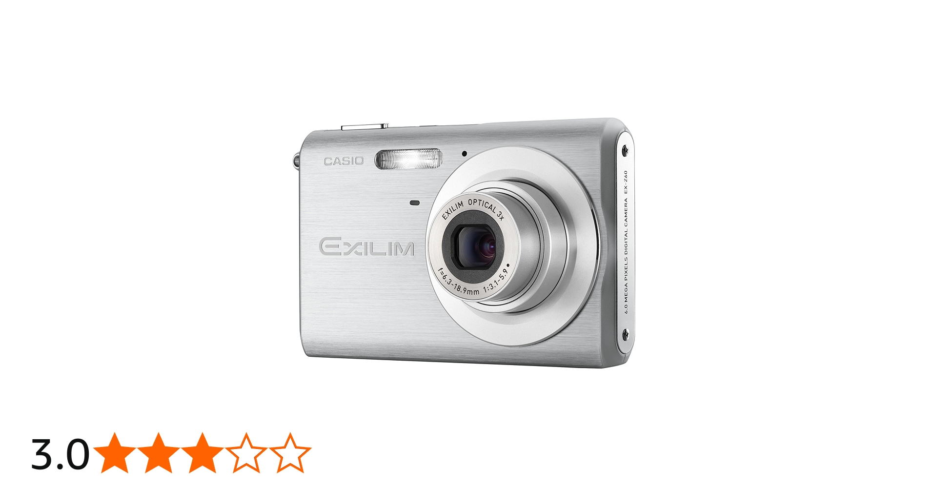 Amazon | CASIO デジタルカメラ EX-Z60 EXILIM ZOOM シルバー