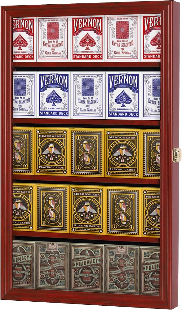 Amazon.co.jp: トランプフレーム - 25デッキホルダーディスプレイ