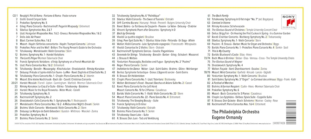 Eugene Ormandy - Eugene Ormandy and the Philadelphia Orchestra