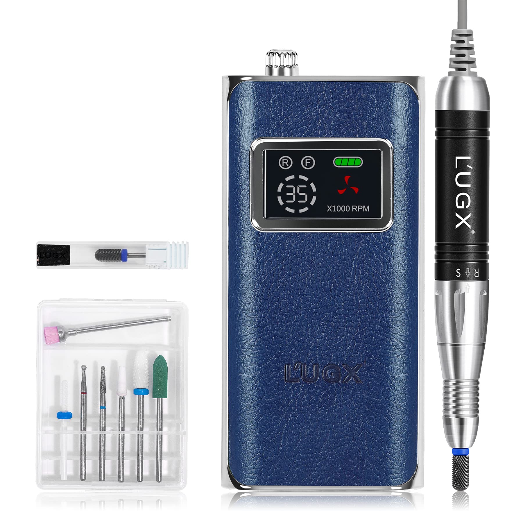 Amazon.co.jp: L'UGX 電動ネイルマシン 35000RPM ネイルマシーン プロ