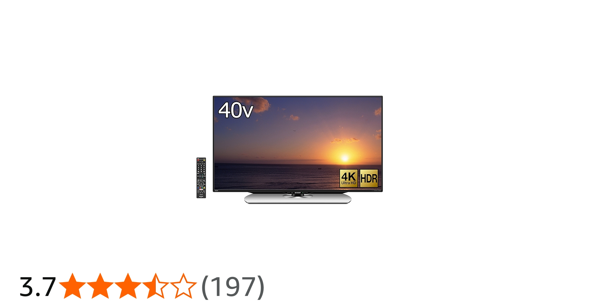 Amazon.co.jp: Sharp AQUOS LC - 40U40 4K HDR LCD TV : Electronics