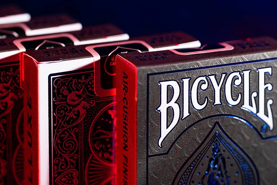Bicycle Metalluxe Blue Playing Cards, Standard Playing Card Decks
