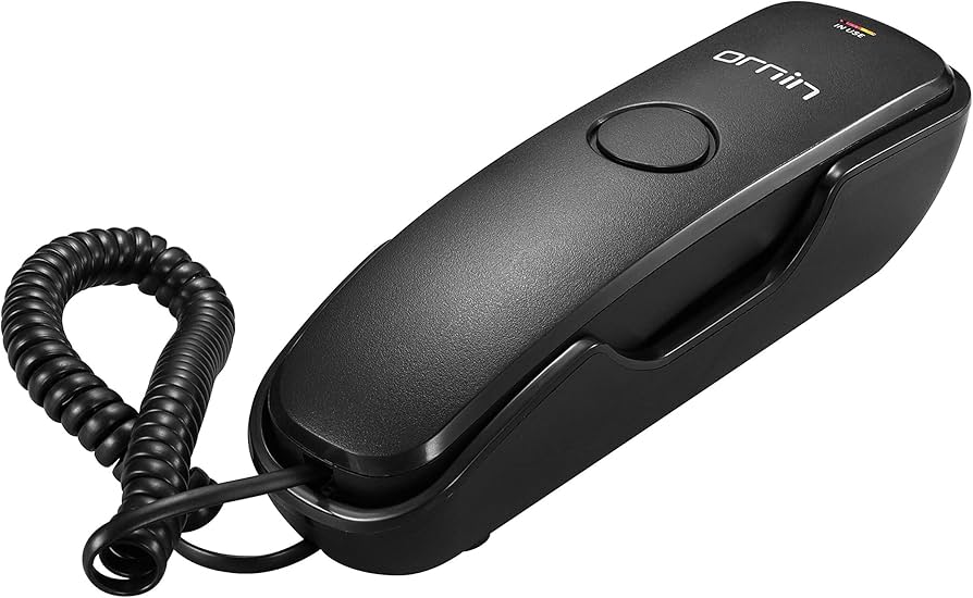 Amazon | ORNIN Trimline コード付き電話機、シンプル、ハンディ