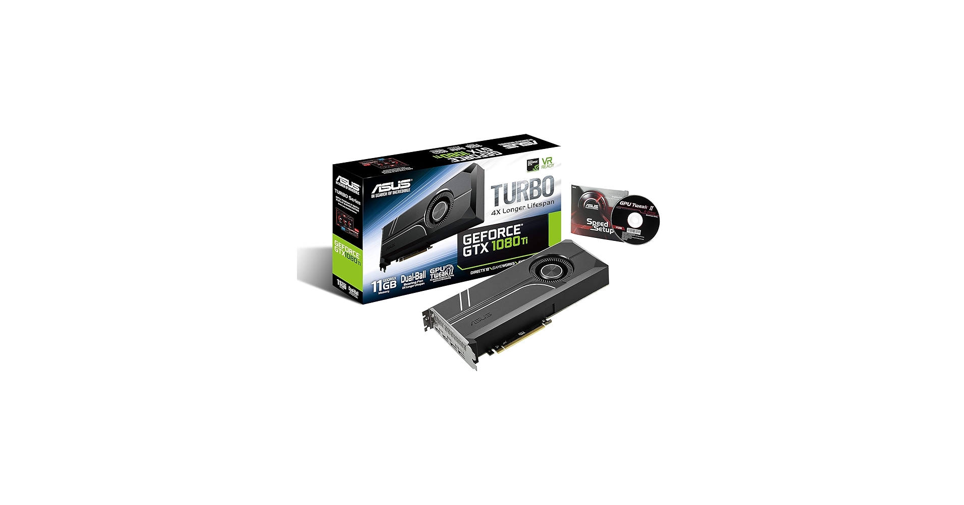 Amazon.com: ASUS GeForce GTX 1080 TI 11GB Turbo Edition VR Ready